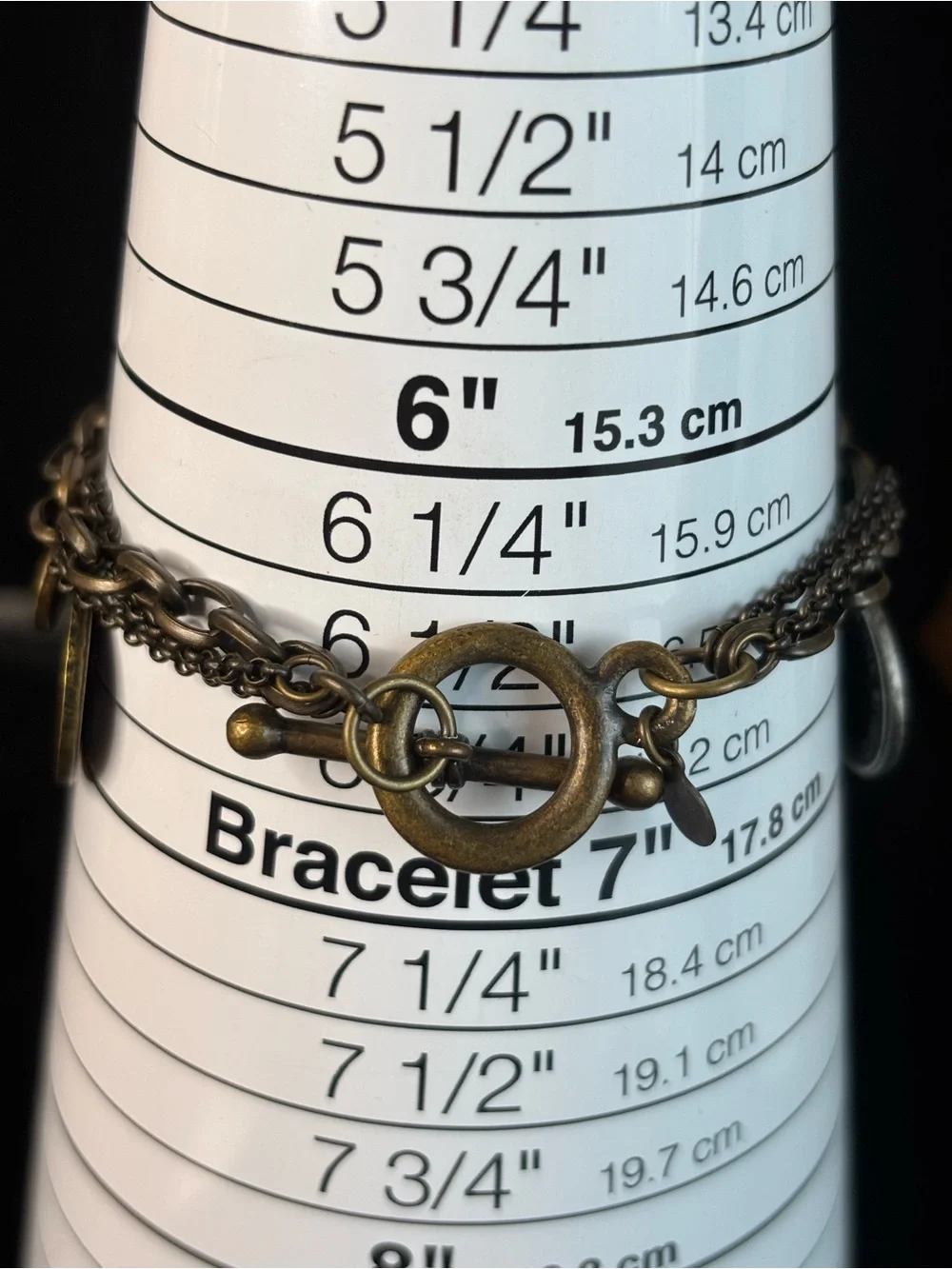 Premier Designs Mixed Brass and Silver Coin Charm Bracelet
